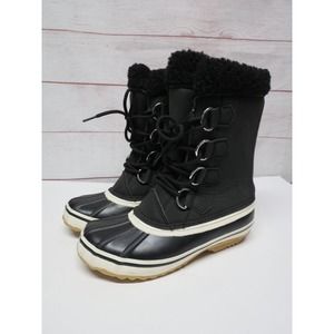 Womens Portland "Emmett" Boot Black Fleece Cuff Size 6 M 3M Thinsulate w/ Tag